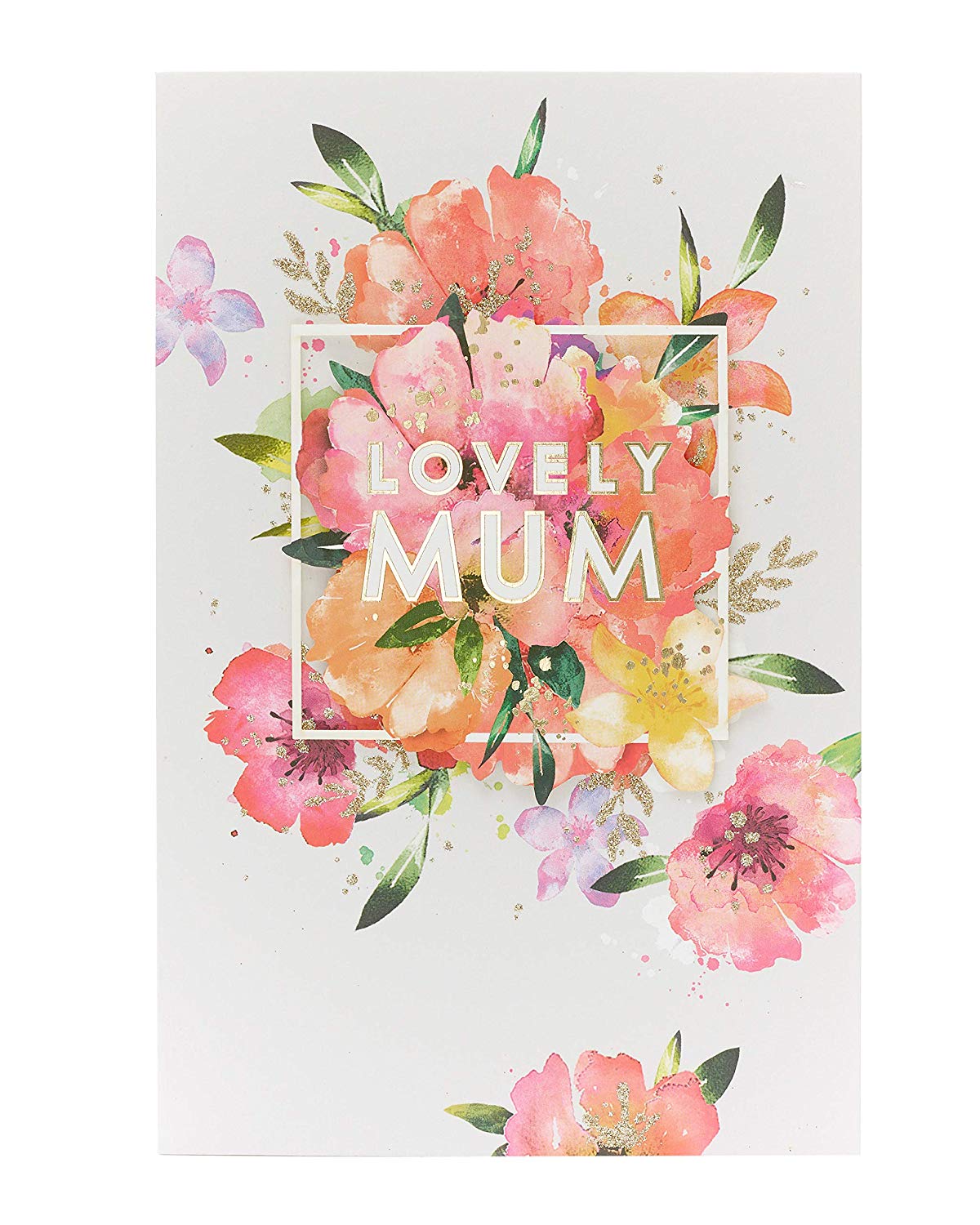 Mother's Day Card Lovely Mum Floral Mum Card