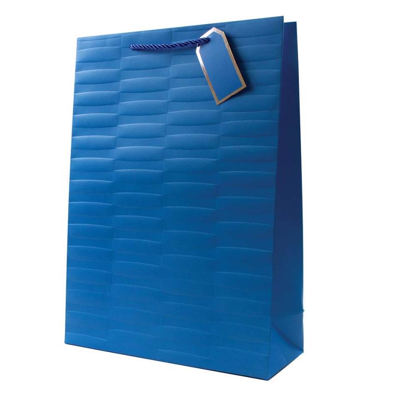 Embossed Bright Coloured Extra Large Gift Bag