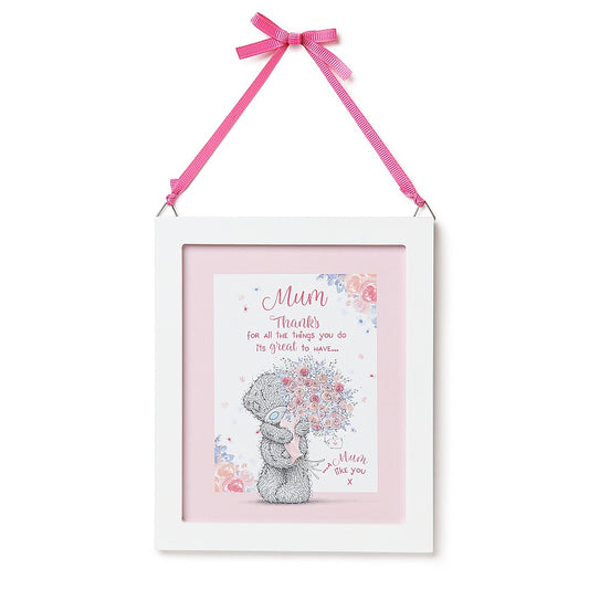 Mum Thanks For All Things Me To You Mother's Gift Plaque
