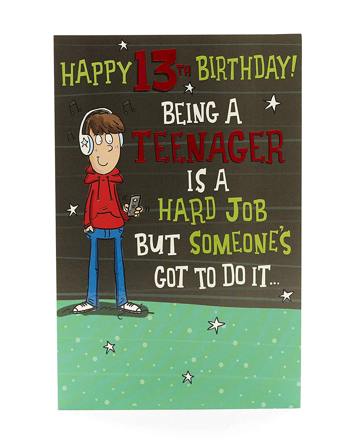 Age 13 Birthday Card Teenage Boy For Him