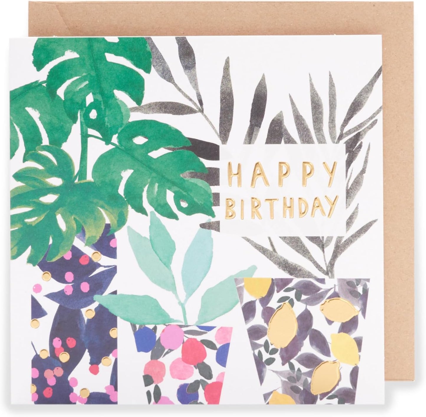 Kindred Pot Design Happy Birthday Card