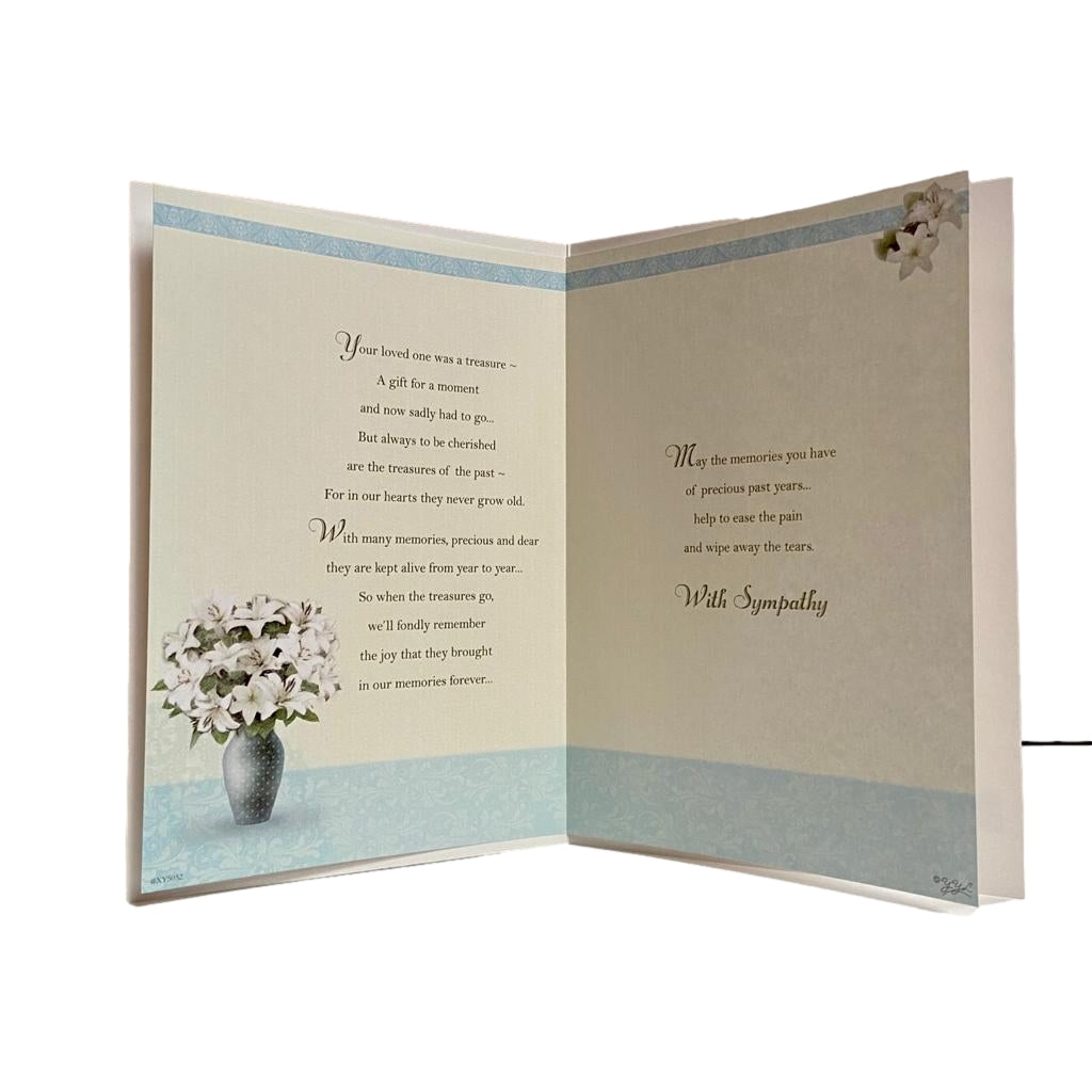 Condolence Deepest Sympathy Words Card