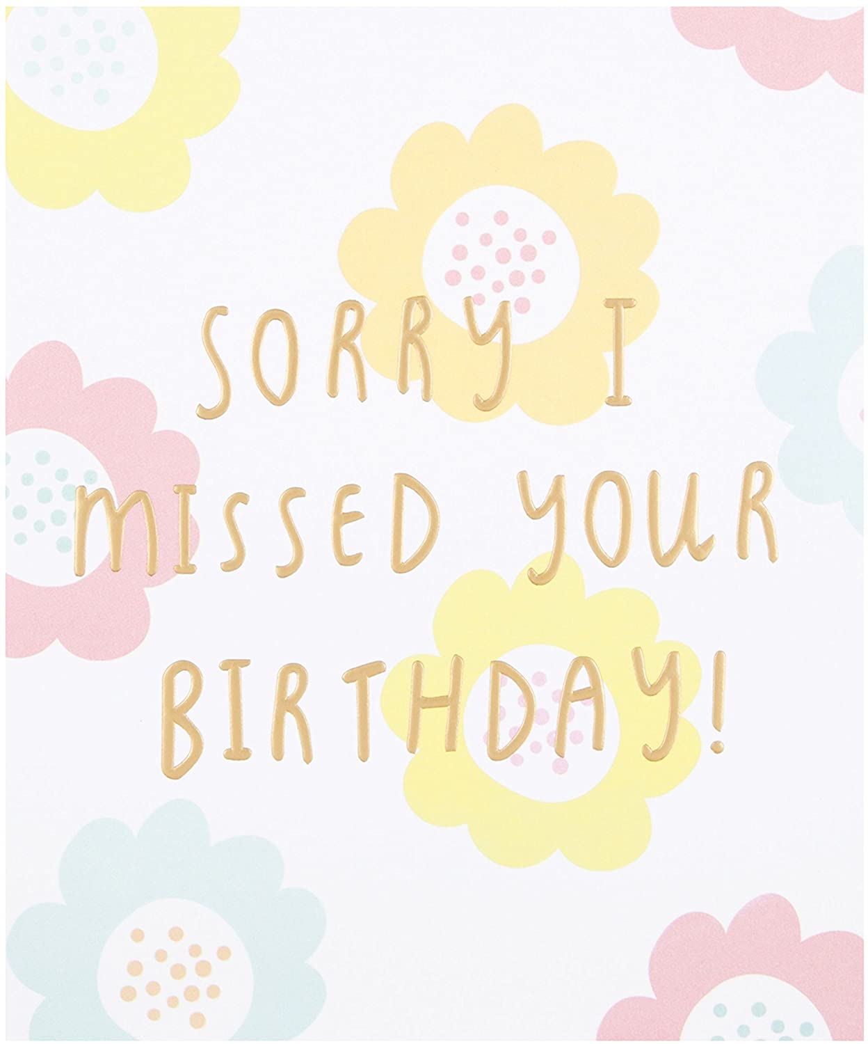 Belated Birthday Studio Card "Blank"