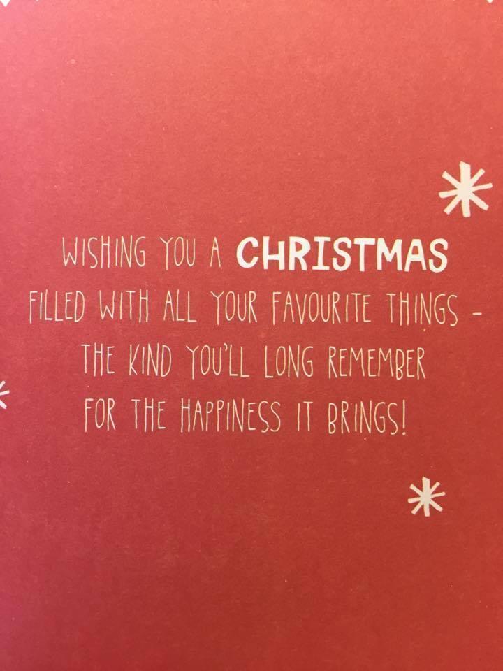 Step-Brother Colourful Cute Christmas Greeting Card