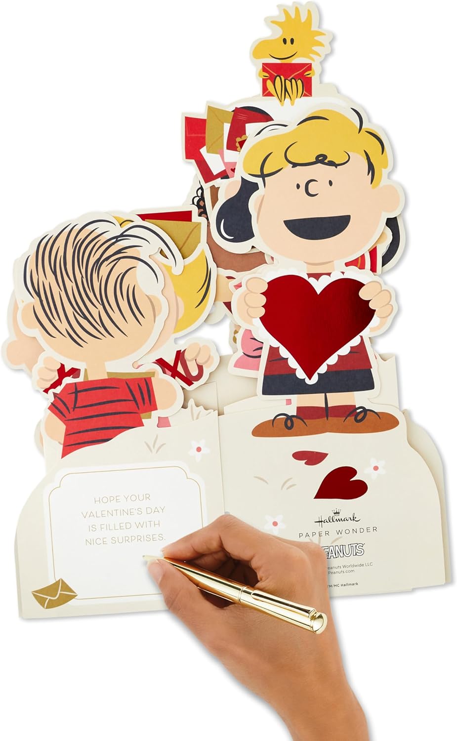 Peanuts, Snoopy & Gang 3D Pop Up Valentine's Day Card