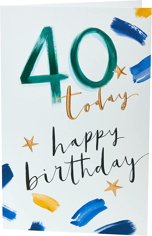 Happy 40th Celebration Birthday Card