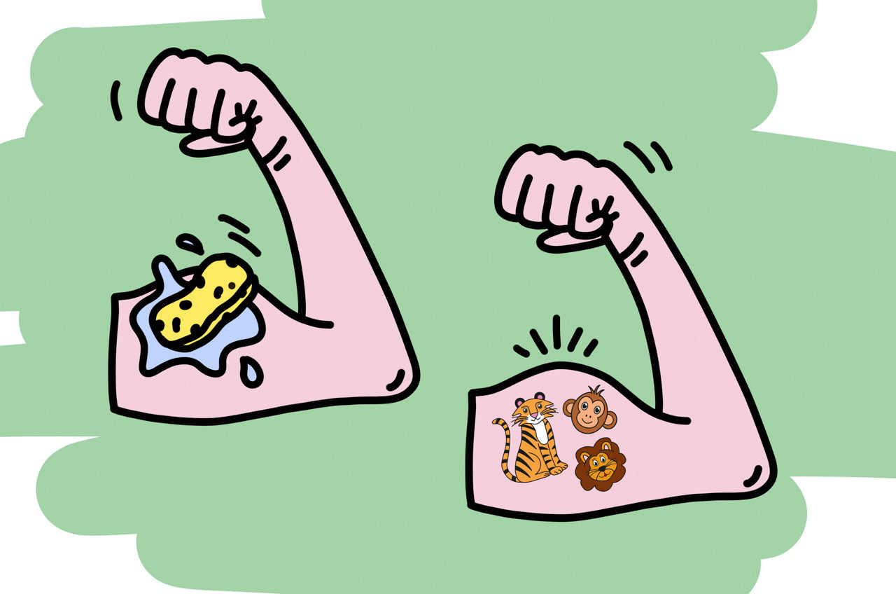 48 Pack of 12 Pieces Wild Animal Tattoos