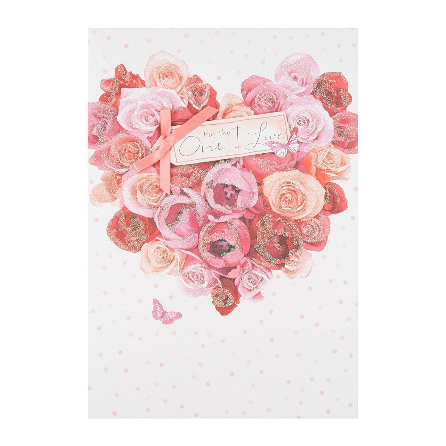 For The One I Love "Special Times" Floral Heart Valentine's Day Card