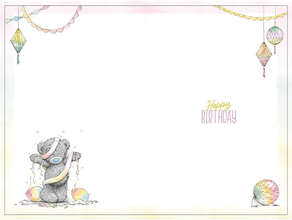 Bear Party Decorating Here's To Another Wonderful Year Of You Birthday Card