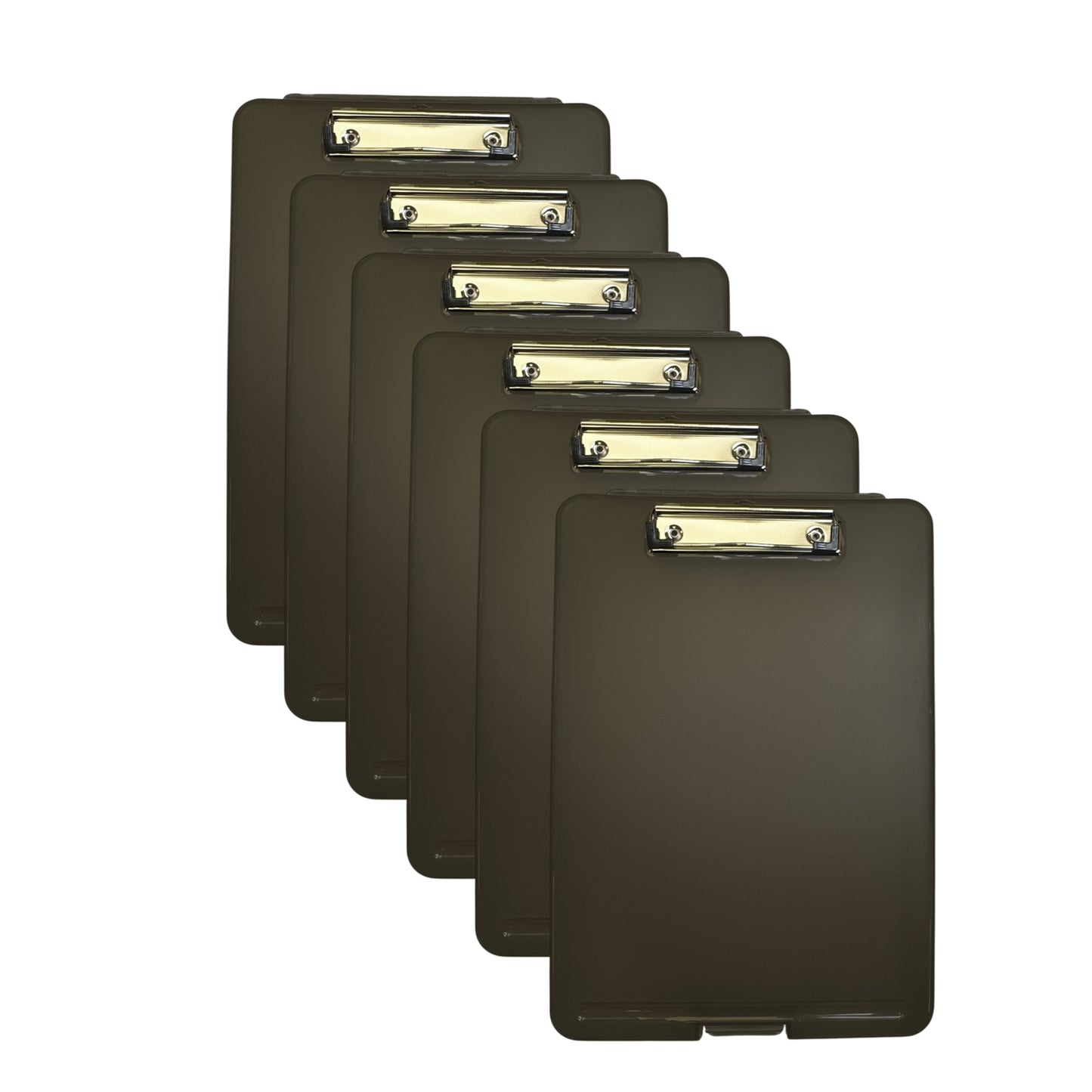 Pack of 6 A4 Black Clipboards Box File - Storage Filing Case
