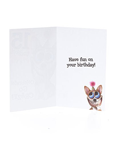 Celebrate Go Crazy 15th Birthday Card	