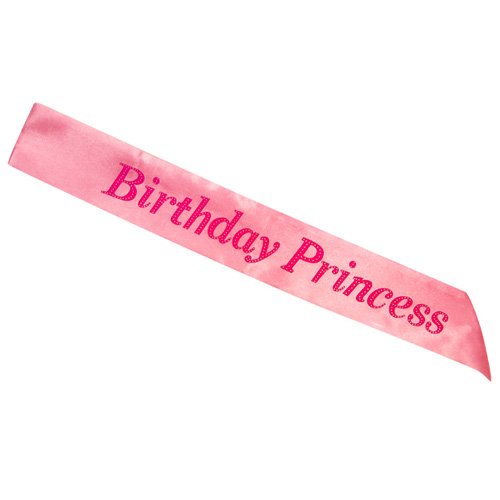 Sash Birthday Princess Pink