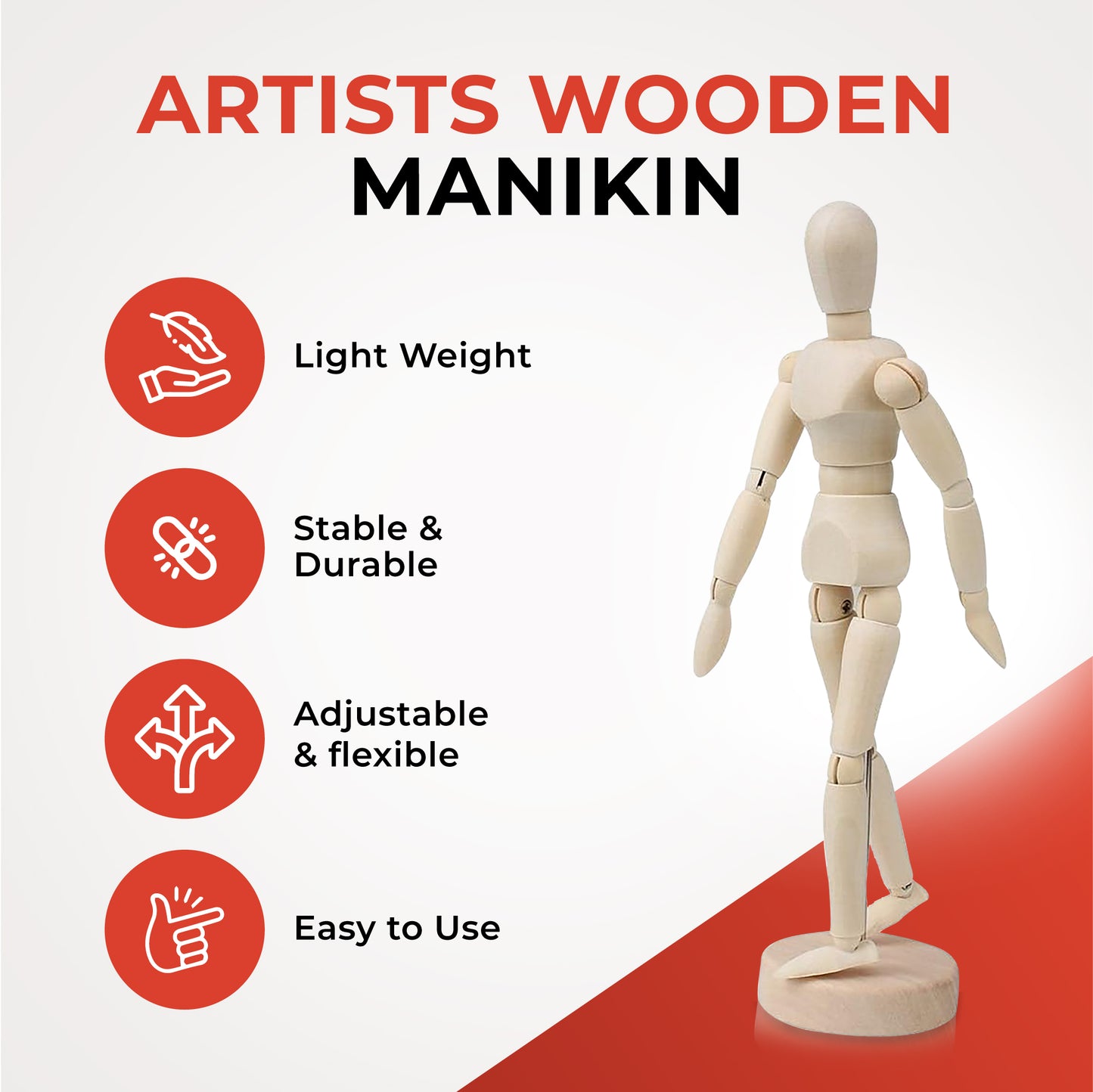 5.5" Wooden Manikin