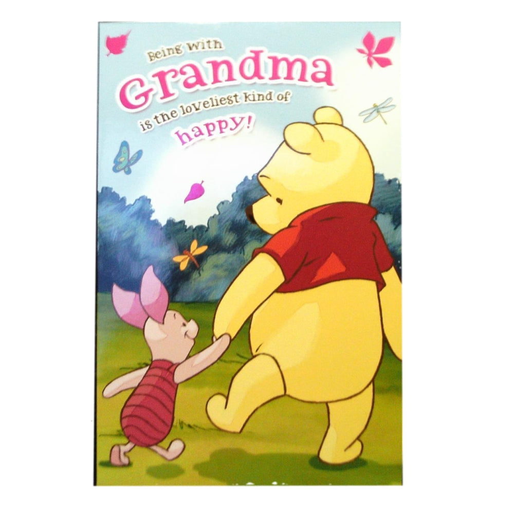 Winnie The Pooh Grandma Mother's Day Greeting Card