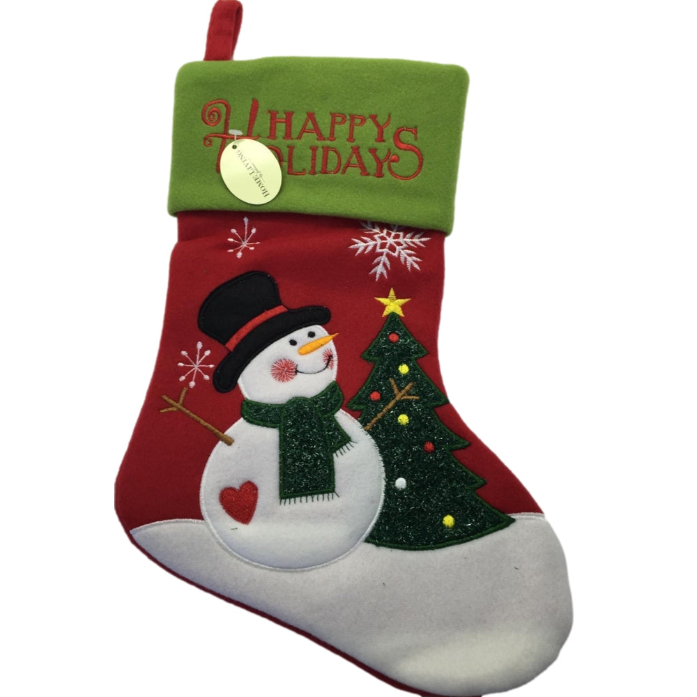 Happy Holidays Christmas Stocking