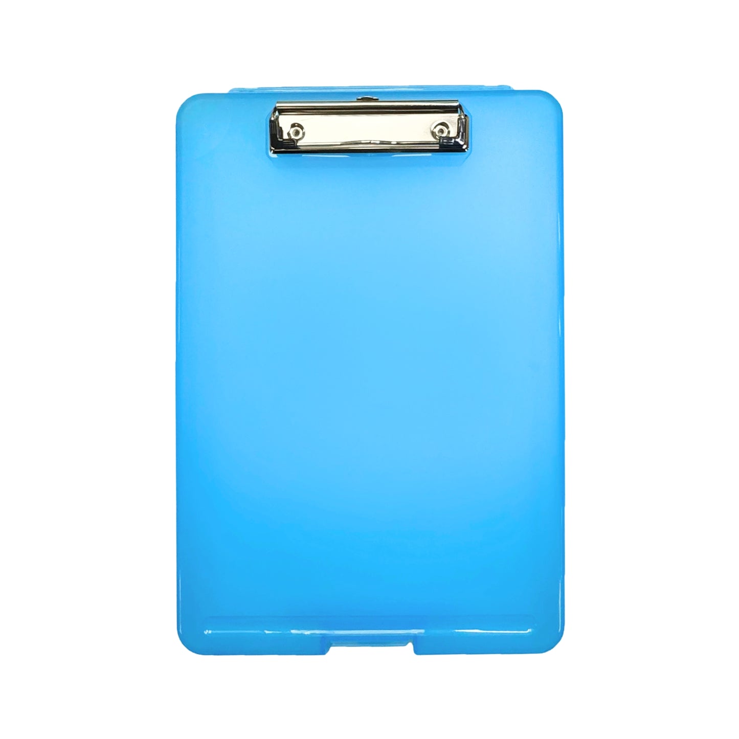 100 x A4 Blue Clipboard Box File - Storage Filing Clip Board Case