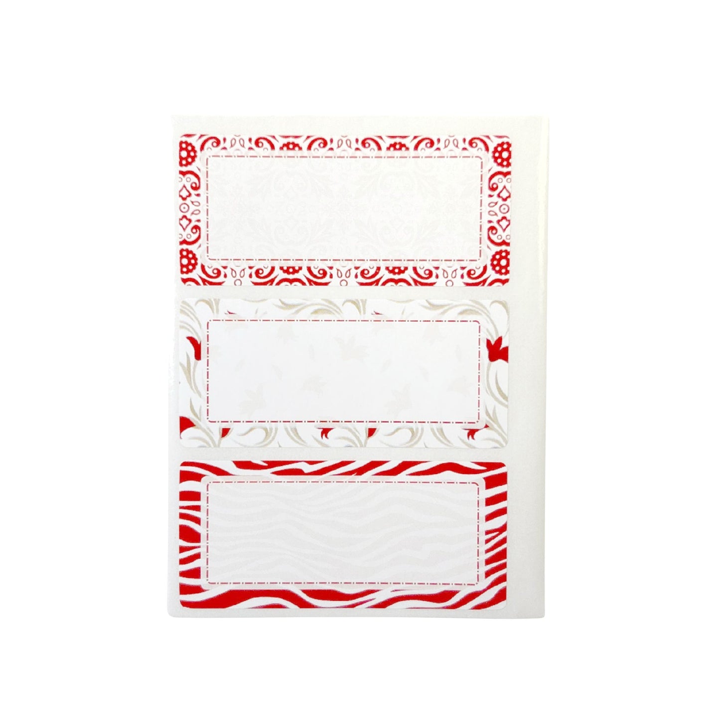 Pack of 72 Jam Jar Labels 34x75mm