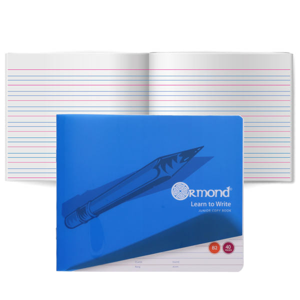 40 Pages B2 Durable Cover Learn To Write Copy Exercise Book by Ormond
