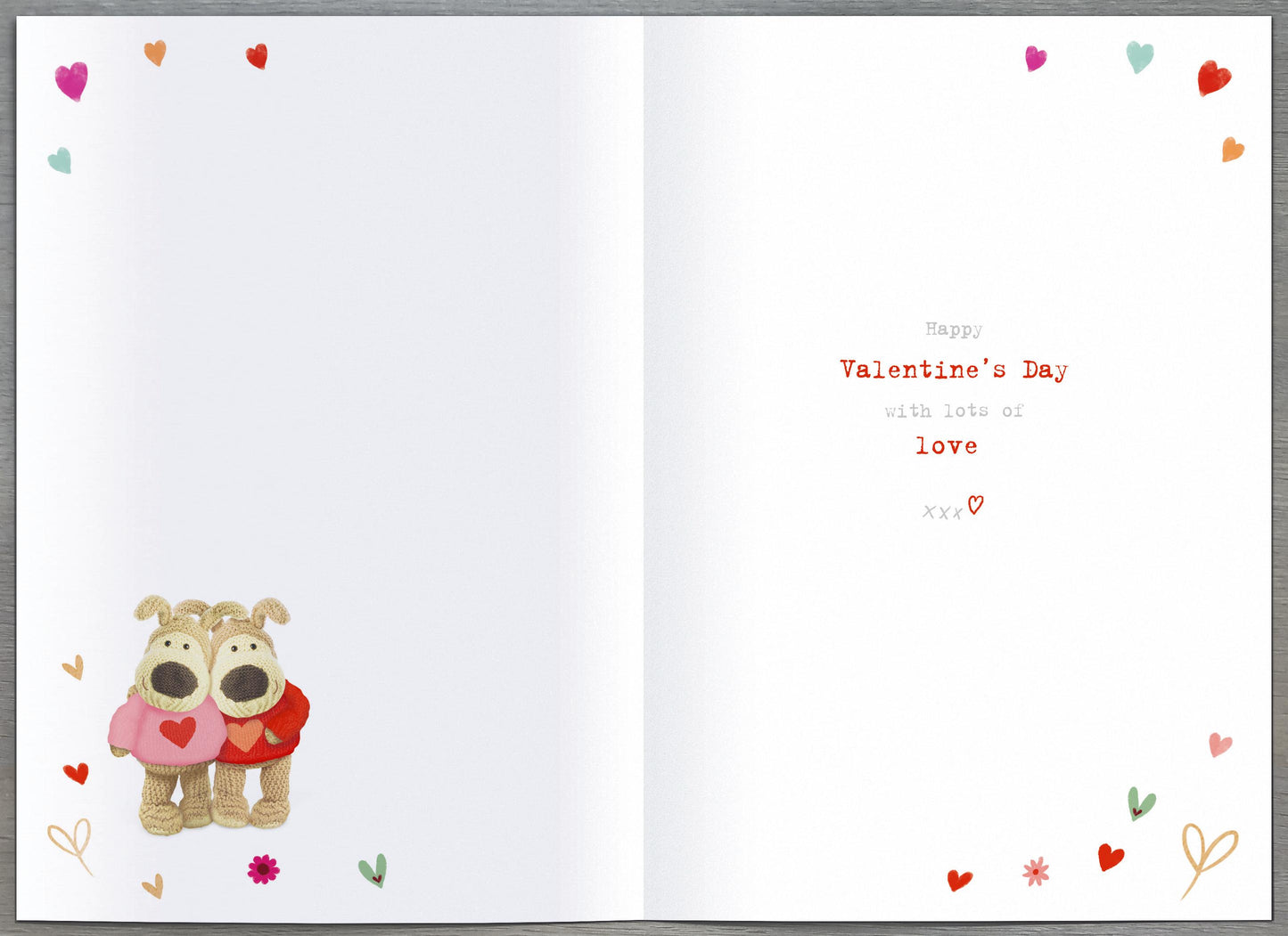 Boofle Near Eiffel Tower Valentine's Day Card