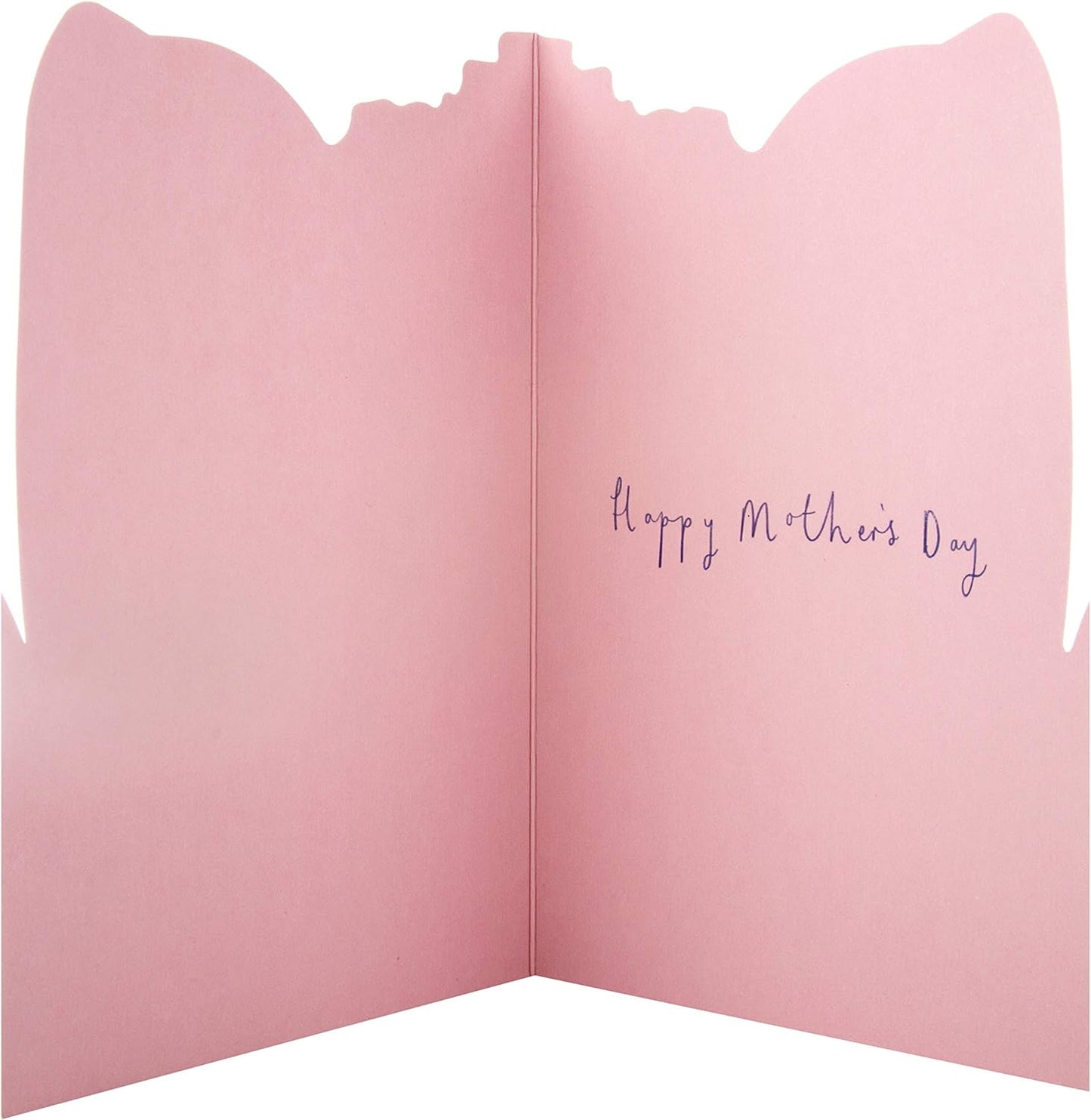 Mummy Beautiful Floral Die Cut Design Mother's Day Card