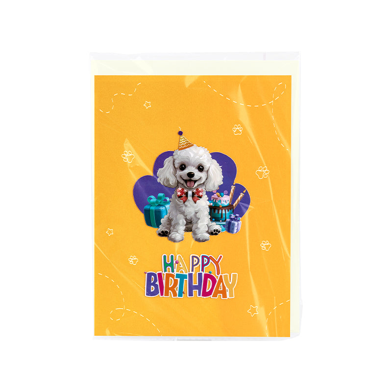 Party Pup Cheerful Dog Themed Birthday Card