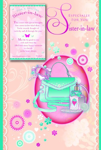 For a Special Sister In Law Keepsake Treasures Birthday Card