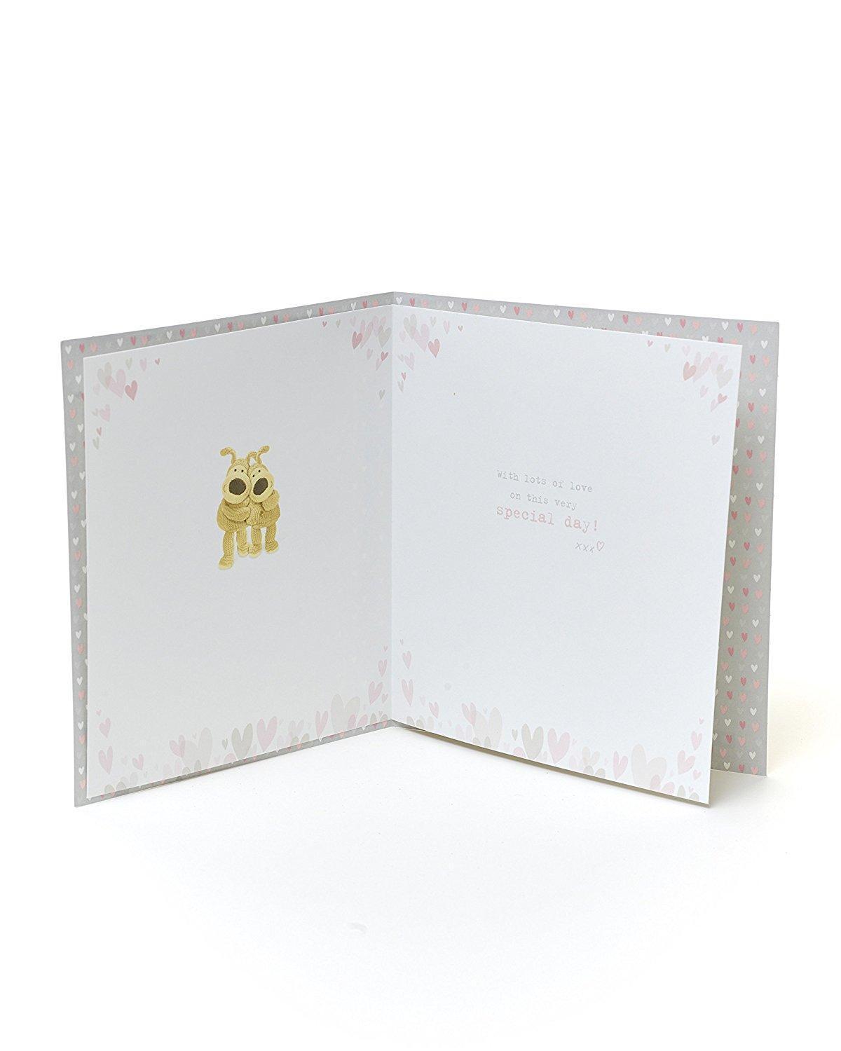 Both of You Celebrate Happy Anniversary Adorable Boofle Greetings Card