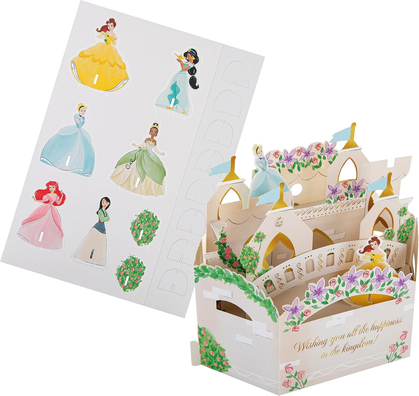 3D Pop Up Disney Princesses Design Birthday Card