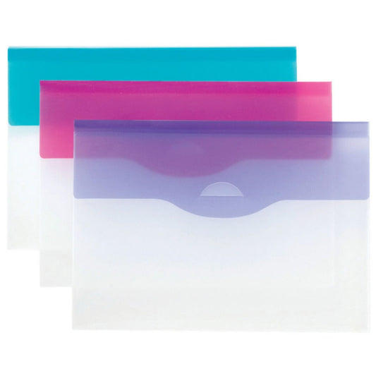 A4 Slim Clearview Box File - Assorted Colours