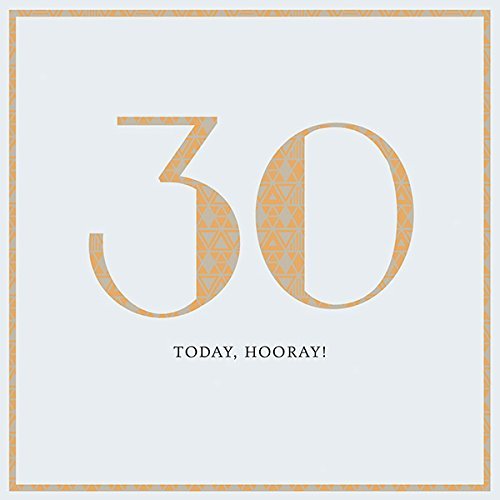 30 Today Hooray Happy Birthday Greeting Card For Him for Her