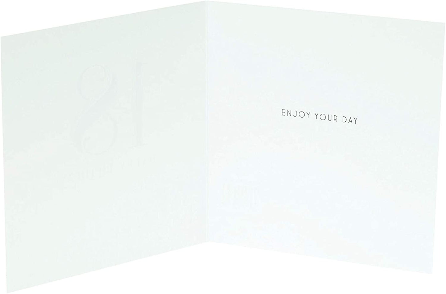 18th Today Gold Foil Finished Stylish Birthday Card