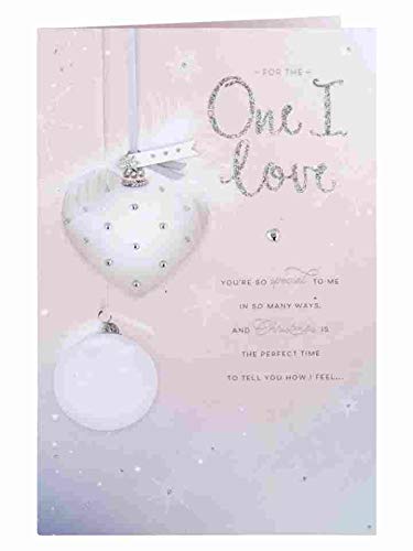 One I Love Christmas Card Soft Baubles