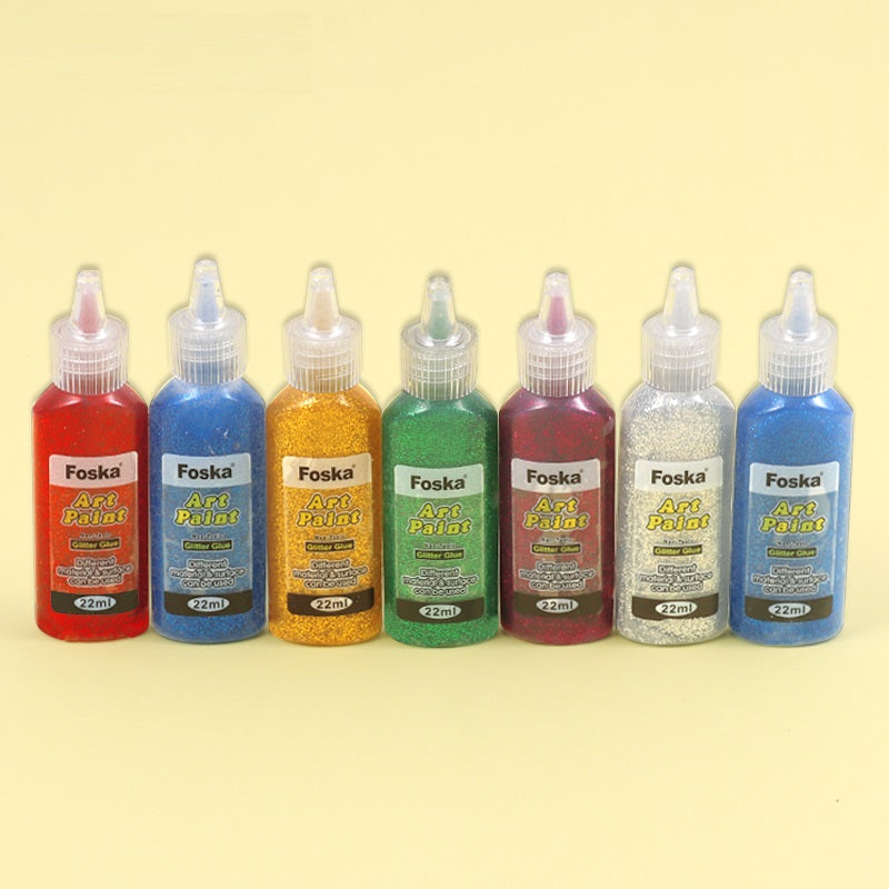 Pack of 21 22ml 3D Glitter Glue