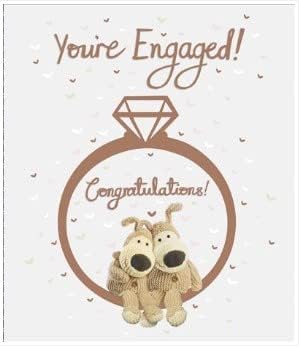 Boofle Carlton Range Illustrated Engagement Congratulations Card