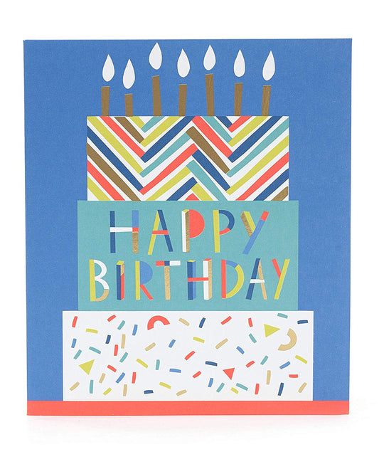 Birthday Cake Card with Candles