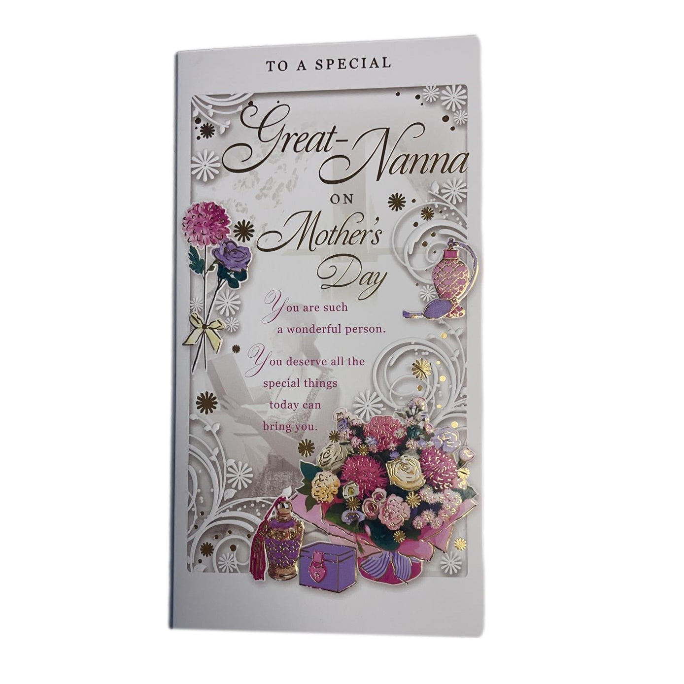 To Nanna Such a Wonderful Person Mother's Day Card