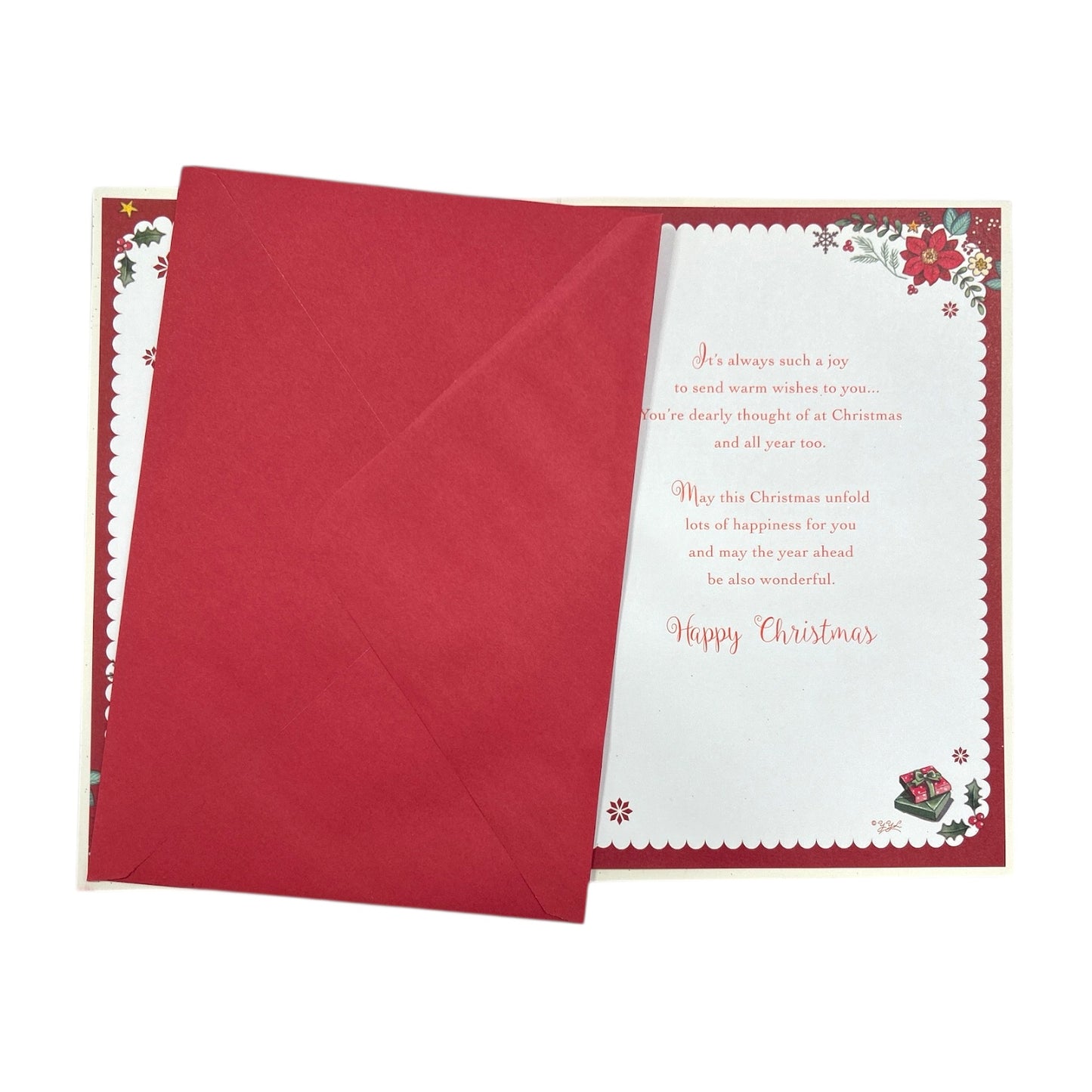 For a Special Nannie Santa Bear Christmas Card