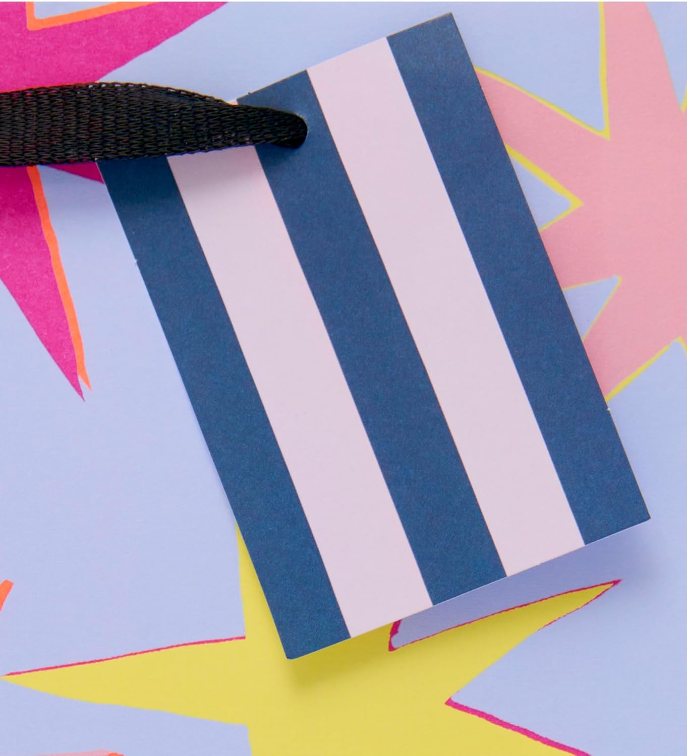 Bright Jagged Starry Design Large Gift Bag