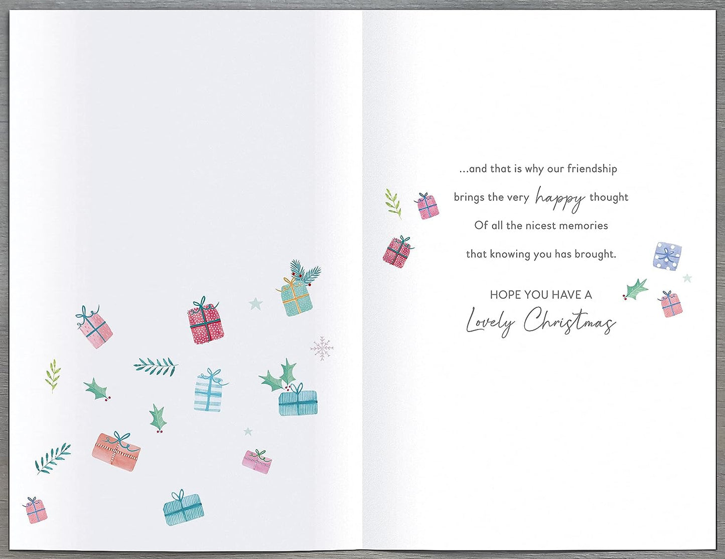 Helen Steiner Rice Traditional Wonderful Friend Christmas Card