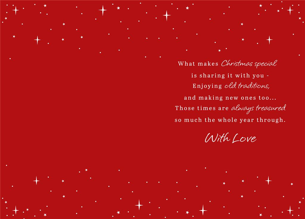 Traditional Santa Design Grandson Christmas Card