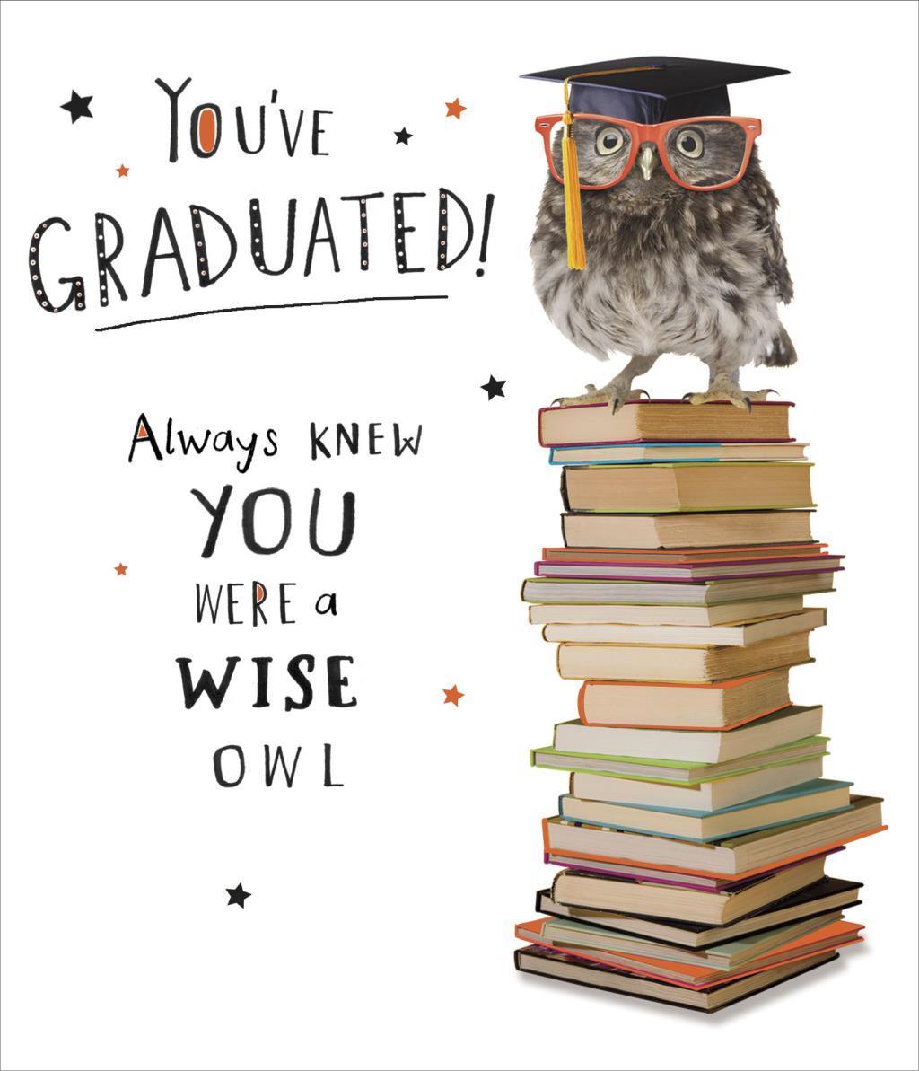 Wise Owl You've graduated! Congratulations Card Graduation