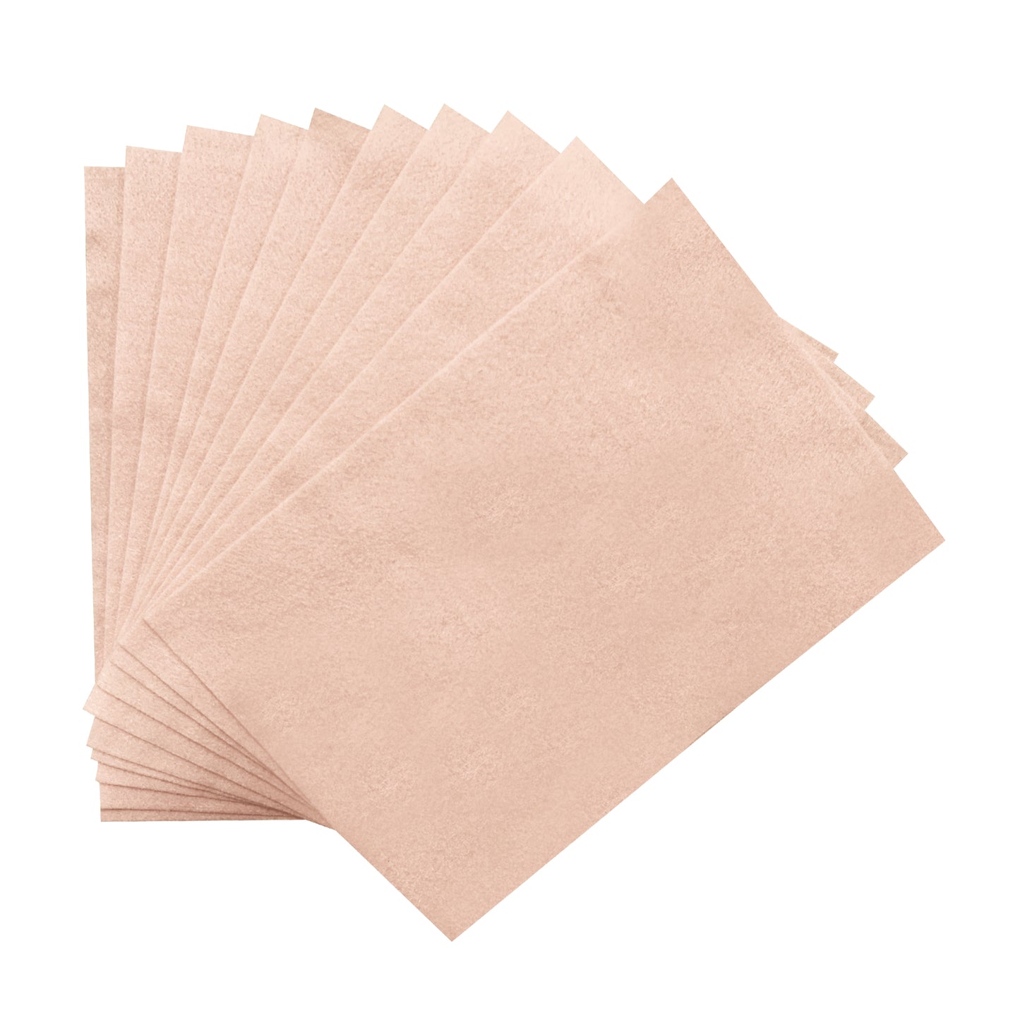 Pack of 120 A4 Light Pink Coloured Felt 180gsm Sheets