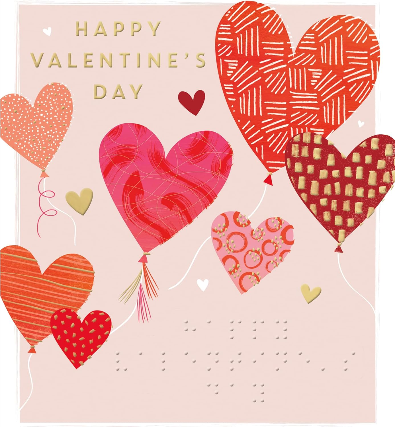 Braille Love In Every Touch Valentine's Day Card