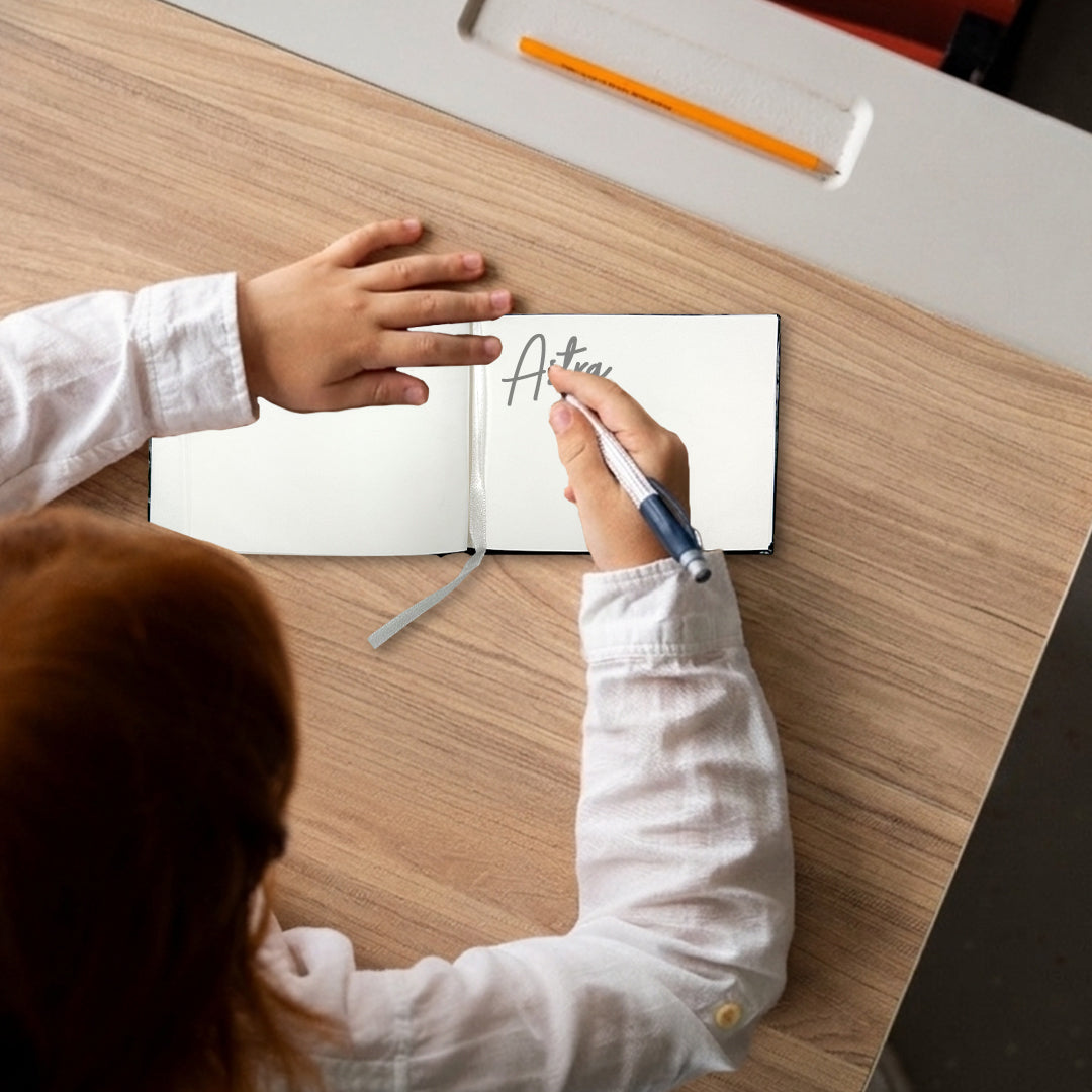 Pack of 12 Purple 100 Pages Autograph Books – School Leavers Signature, End of Term Memory Book