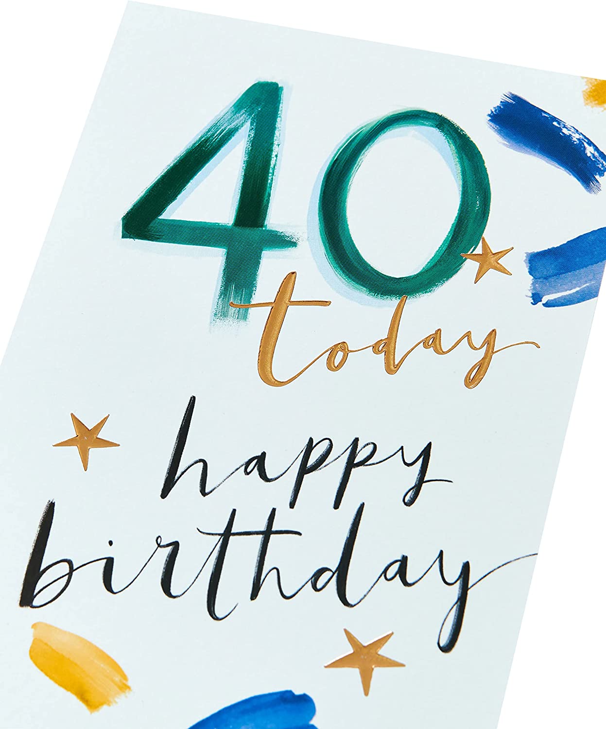Happy 40th Celebration Birthday Card