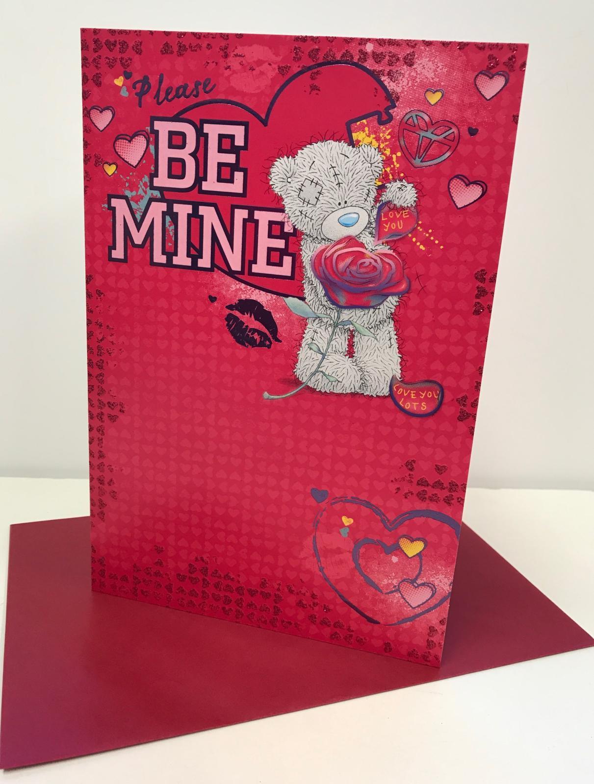 Be Mine Me to You Tatty Teddy Bear Valentine's Day Card