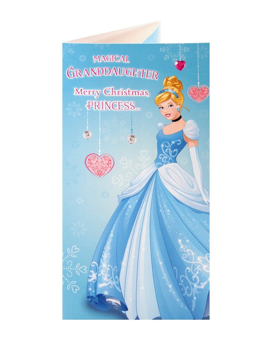 Magical Granddaughter Princess Cinderella Christmas Money Wallet Card 