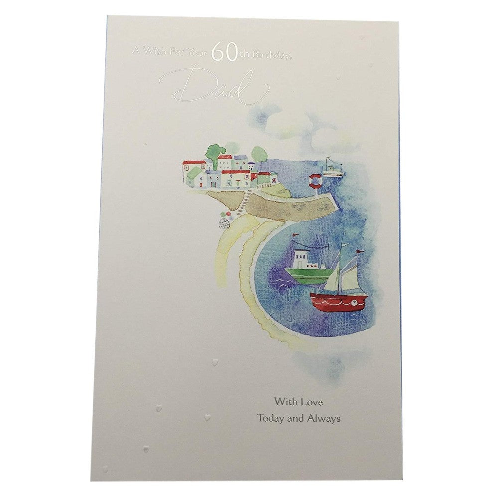 60th Wonderful Dad Happy Birthday Greeting Card