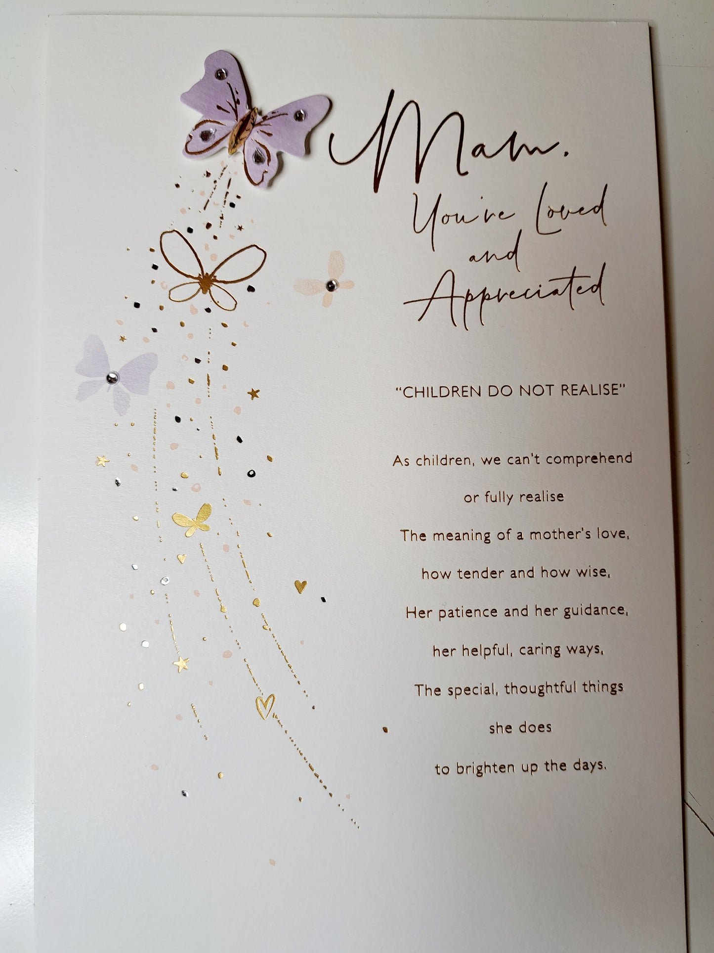 Stunning Design Mother's Day Card