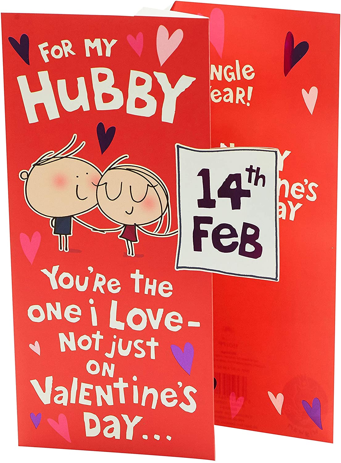 For My Husband Pop-Up Valentine's Day Card